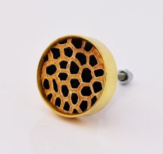 Handmade Brown Wooden Round Drawer Knobs