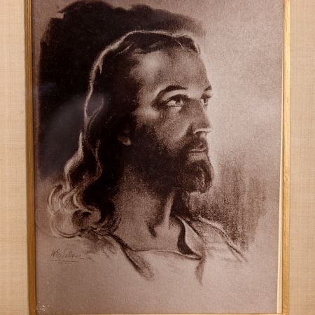 Vintage Paper Photograph of a Man in European Art