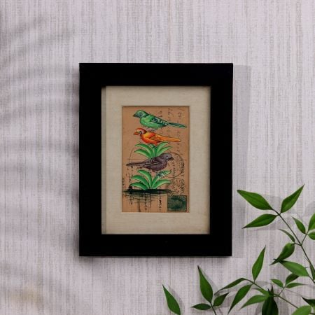 Vintage Water Colour Post Card Painting for Decoration