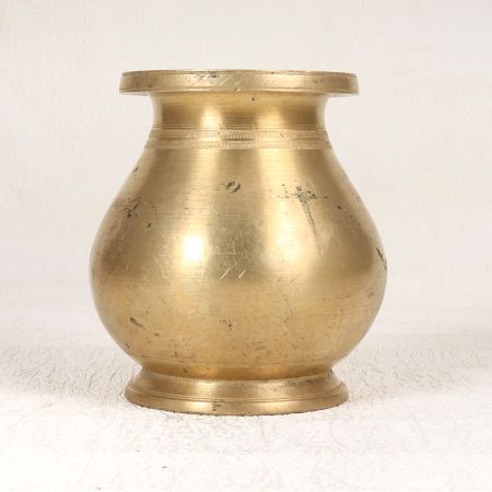 Handcrafted Traditional Brass Water Pot in South Indian Art