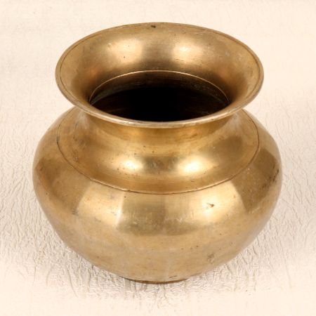 Handmade South Indian Water Pot Lota Made of Finest Brass