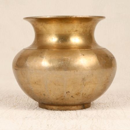 Handmade South Indian Water Pot Lota Made of Finest Brass
