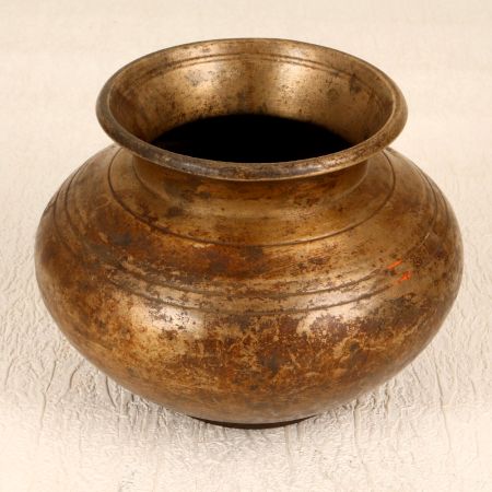 Traditional High-Quality Brass Holy Water Pot from South India