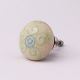 Cream Embossed Ceramic Knob