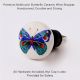 Multicolor Butterfly Ceramic Wine Stopper Online