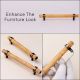 Adjustable Natural Round Rattan Drawer Handles (5 Inch)