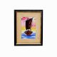 English Art Sailing Boat in Sea Cloth Painting for Hanging
