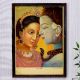 Lord Shiva and Parvati Paper Print by Kali Charan for Hanging