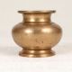 Elegant Brown Handcrafted Holy Water Pot Made of Brass