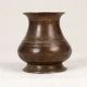 Dark Finish Traditional Brass Holy Water Pot in South Indian Art