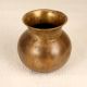 Indian Traditional Brown Water Pot Made of Premium Brass