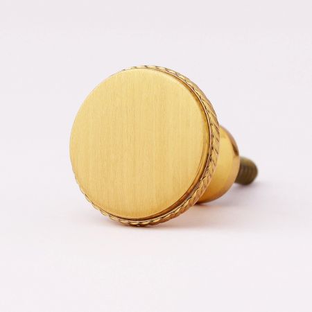 Modern Round Brass Wall Hooks In Golden Color