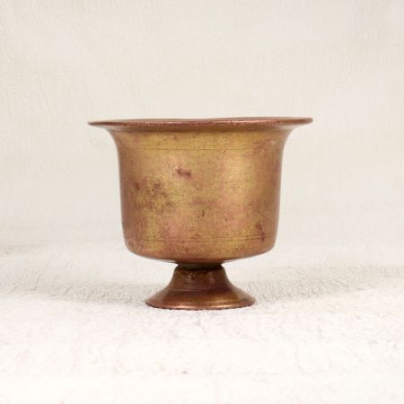 Vintage High-Quality Brass Holy Kumkum Cup Bowl for Rituals