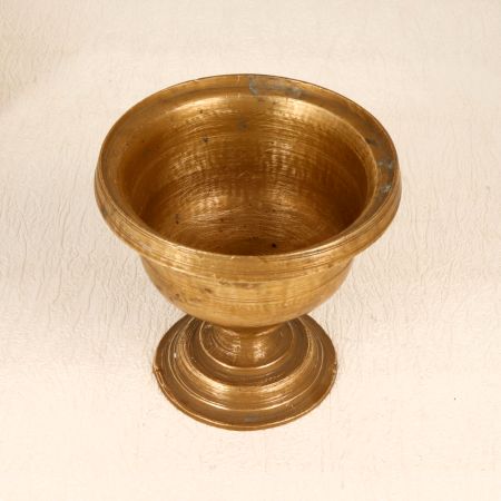 Sturdy Handmade Brass Holy Kumkum Cup for Home Decor