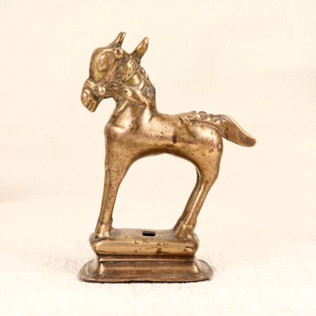 High-Quality Brass Horse Statue for Vintage Collection