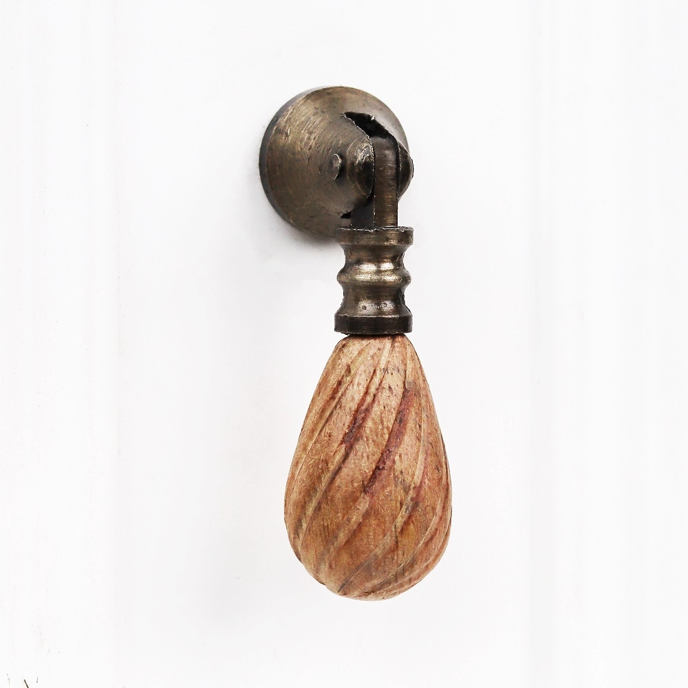 Decorative Natural Wooden Drop Cabinet Drawer Knob