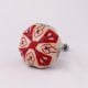 Red Octagon Ceramic Drawer Knob Online