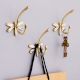 Mother Of Pearl Butterfly Brass Coat Hook