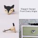 Grey and Peach Wooden Fox Cabinet Knobs