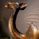 Handmade Beautiful Camel Statue with Wheels Made of Brass