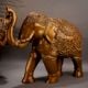 Indian Handcrafted Brass Elephant Statue in Pair for Decoration
