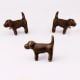 Decorative Modern Antique Puppy Iron Wall Hooks-3 Pieces
