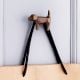 Decorative Modern Antique Puppy Iron Wall Hooks-3 Pieces