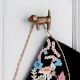 Decorative Modern Antique Puppy Iron Wall Hooks-3 Pieces