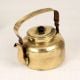 Brown Finish Used Kettle Made of Finest Brass for Decoration