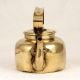 Brown Finish Used Kettle Made of Finest Brass for Decoration