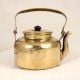 Brown Finish Used Kettle Made of Finest Brass for Decoration