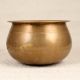Indian Traditional Brass Cooking Pot from South India for Decor