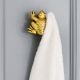 Modern Brass Frog Wall Hook In Golden