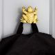 Modern Brass Frog Wall Hook In Golden