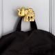 Handmade Golden Brass Elephant Wall Hook