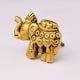 Handmade Golden Brass Elephant Wall Hook