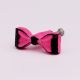 Pink and Black Iron Bow Cabinet Knob