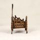 Handmade Vintage Brass God Bed Singhasan for Prayer Room