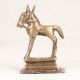 Indian Handmade Brass Horse Statue from West India