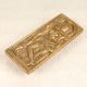 Vintage Handcrafted Brass Door Handle in South Indian Art