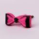 Pink and Black Iron Bow Modern Wall Hooks-3 Pieces