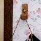 6 Pieces Small Natural Wooden Wall Hooks