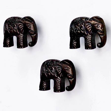 Decorative Antique Elephant Wall Hooks Pack of 3