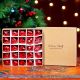 25 Pieces Red Tiny Christmas Ornaments