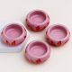 Modern Tea Light Holders Made of Ceramic in Set of 4