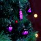 25 Pieces Purple Glass Ornaments - Christmas Tree Ornaments