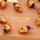 25 Pieces Amber Glass Ornaments - Christmas Tree Ornaments