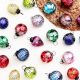 Multicolor Distressed Ornaments For Tree Decoration Set of 12
