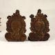 South Indian Brass Lord Ganesha and Goddess Lakshmi in Pair