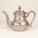 Used Handmade Brass Kettle with Nickel Plated for Decor